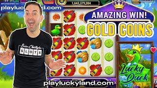 For the FUN of it  Spinning With 1,000,000's of Gold Coins!  ️ PlayLuckyland.com