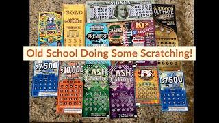 Old School Doing Some Lottery Scratch Tickets! $150 Buy In, 14 $5-$30 Tickets To Get Lucky & Win!?!?