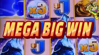 ABSOLUTELY MEGA BIG WIN !! IT'S THE FIRST TIME I GOT SO MANY FREE GAMES !TIMBER WOLF GRAND Slot栗