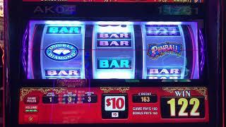 Pinball Slot Machine - High Limit - $30/spin - Jackpot Handpay - Back to Back Bonuses