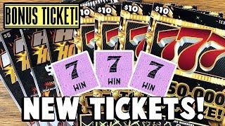 OH YEAH!! WINS! **$60 in NEW TICKETS** 777 + Hot 5s Hot Streak  TEXAS LOTTERY Scratch Off Tickets