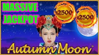 HIGH LIMIT Dragon Cash Link Autumn Moon MASSIVE WIN OVER $7K ~ (2) HANDPAY JACKPOTS $50 Bonus Round