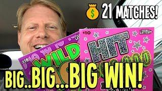 ️ BIG WIN ALERT!!  21 MATCHES! Hit $500,000, Wild 10s  TEXAS LOTTERY Scratch Off Tickets