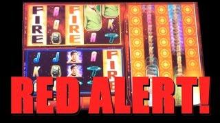 RED ALERT!! STAR TREK SLOT MACHINE BONUS WIN! Red Alert Bonus - Part 1 of 2! ~ DProxima