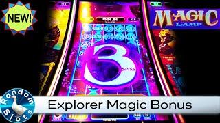 New️Magic Lamp Explorer Magic Slot Machine Bonus