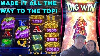 MADE IT TO THE TOP! Max bet BONUSES on Fu Dao Le & Top Cash!!