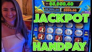 HANDPAY Jackpot on Lightning Cash Magic Pearl in Vegas!