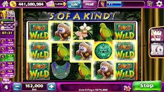 JUNGLE WILD Video Slot Casino Game with a BIG WIN FREE SPIN BONUS