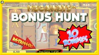 Megaways Bonus Hunt with 10 BONUSES Saved!