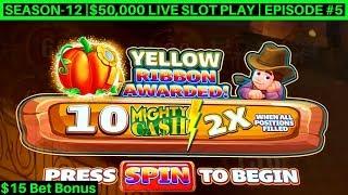 Mighty Cash FARM VILLE Slot Machine $15 Bet Bonus | Season-12 | Episode #5
