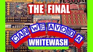 Final of..Can We Avoid a WHITEWASH Scratchcard game.. mmmmmmMMM