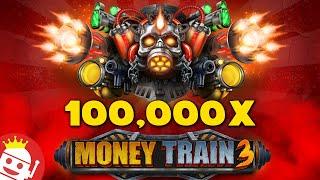 MONEY TRAIN 3  LUCKY PLAYER LANDS 100,000X MAX WIN JACKPOT!