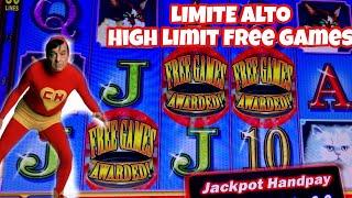 I FINALLY GOT FREE GAMES ON KITTY GLITTER HIGH LIMIT SLOT ACTION MUST SEE/ LIMITE ALTO