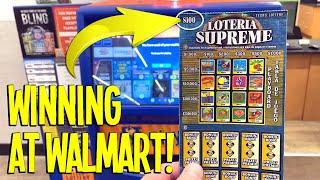 I WON on a $100 LOTTERY TICKET from WALMART!