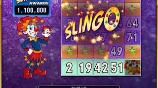SLINGO STARS Video Slot Casino Game with a SLINGO GOLD FREE SPIN BONUS