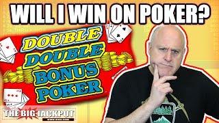 1st EVER Double Bonus Poker Go BIG or Go BUST! | The Big Jackpot
