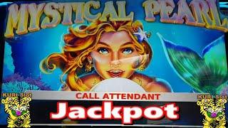 FINALLY I GOT A FIRST JACKPOT IN THIS YEAR !!MYSTICAL PEARL Slot (Konami) / LUCKY ENVELOPE栗スロ