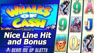 Whales of Cash slot - Nice Line Hit and Free Spins Bonus