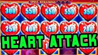 HEART ATTACK AT THE CASINO  LOCK IT LINK DIAMONDS  10 CENTS!