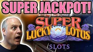 SUPER JACKPOT! Super Lucky Lotus Slots LINE HIT | The Big Jackpot