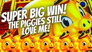 SUPER BIG WIN! I'M A PIG WHISPERER!  RAKIN BACON DELUXE (PIRATE PLUNDER) Slot Machine (AGS)