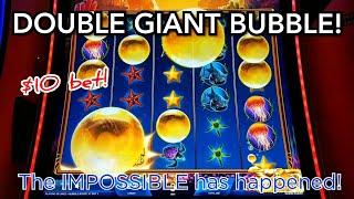 DOUBLE GIANT BUBBLE on High Limit Ocean Magic Grand!  Plus a Handpay on Double Blessings!