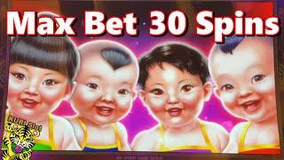 LUCKY BABIES SHOW UP!!POWER PEACH Slot (SG)MAX BET 30 SPINSMAX 30  #20 栗スロット