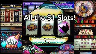 I Played Every $1 Old School Slot at Bally's AC!