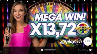 ️ Massive Multiplier x13,720 on Playtech Spin a Win Live!