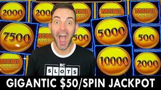 GIGANTIC $50 Bet JACKPOT on Lightning Link