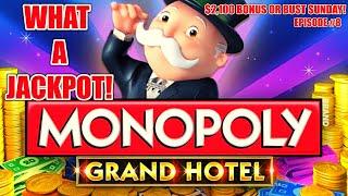 MONOPOLY GRAND HOTEL HANDPAY JACKPOT HIGH LIMIT $30 Bonus Round ️WIZARD OF OZ ROAD TO EMERALD CITY