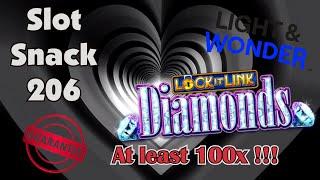 Slot Snack 206: Light and Wonder's Lock it Link DIAMONDS ... a CLASSIC casino game comes home!