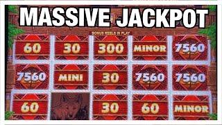 OVER 600X BET MASSIVE JACKPOT HANDPAY AT RIVERWIND CASINO NORMAN - OUTBACK BUCKS MIGHTY CASH SLOT