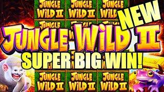 SUPER BIG WIN! NEW JUNGLE WILD II DELUXE (BIG MONEY BURST) Slot Machine (LIGHT & WONDER)