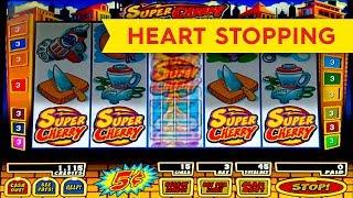 HEART STOPPING! Super Cherry Slot - ALL FEATURES!