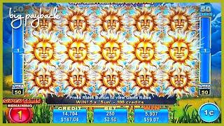 RETRIGGER BONUS! Sun Money Slot - SUPER FREE GAMES!