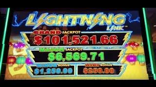 25c denom HIGH LIMIT BIG WIN! Aristocrat Lightning Link Bonus Slot machine pokie