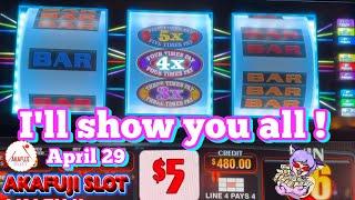 Non Stop! April 29th - Slot play for the day - High Limit Slots at Yaamava Casino Super Time Pay