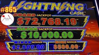 OUCH Lightning Cash Sahara Gold Slot Machine @ San Manuel Casino on January 2nd 赤富士スロット
