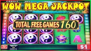 WOW MEGA JACKPOT  UNBELIEVABLE 160 SPINS  ON CHINA SHORES HIGH LIMIT SLOT