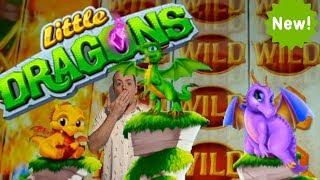 NEW GAME•LITTLE DRAGONS•EL BARRIL• By WMS Live Play Features