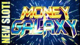 •NEW SLOT! I TRIED!•• MONEY GALAXY (Konami Gaming) Slot Machine Bonus
