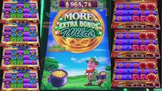WIFE RAISES BET TO $9 SEE WHAT HAPPENS!  SPARKLING ROSES SLOT MACHINE!