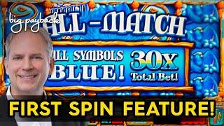 Parrot Island Slot - FIRST SPIN FEATURE & BONUS!