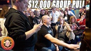 $12,000 GROUP PULL!  120 Spins at $100  HIGH LIMIT Wheel of Fortune! | The Big Jackpot