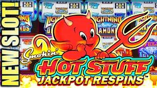 NEW SLOT! HOT WIN! SMOKIN’ HOT STUFF JACKPOT RESPINS Slot Machine Bonus (EVERI)