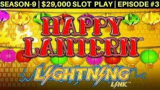 High Limit HAPPY LANTERN Lighting Link Slot Machine Live Play & Bonus  Episode #3