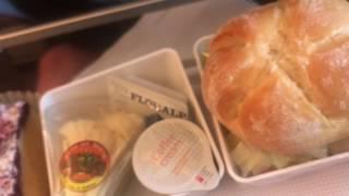 Swiss Air In Flight Meal - Zurich to Newark - Swiss Airlines Food