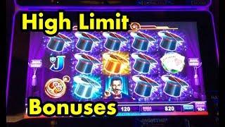 High Limit Bonuses - Buffalo Gold, More More Chilli, Hold Onto Your Hat