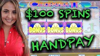 $100/SPINS! HANDPAY JACKPOT on Cleo 2 at Hard Rock Tampa!